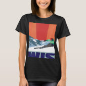 Zwitsers nationaal park Souvenir Alps Zwitserland T-shirt (Voorkant)