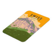 Zwitsers nationaal park Zwitserland  Magneet (Linkerzijde)