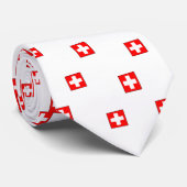 Zwitsers Nationaal Stropdas (Opgerold)