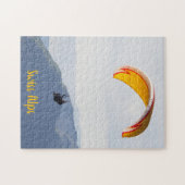 Zwitsers Paragliding Colorful Oranje Jigzaag Puzzl Legpuzzel (Horizontaal)