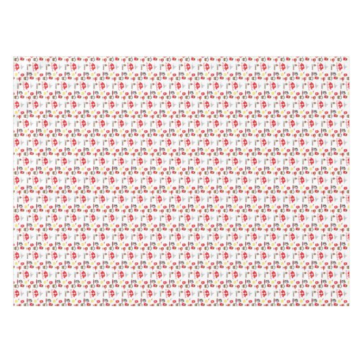 Zwitsers patroon van reisfiguren tafelkleed (Voorkant (Horizontaal))