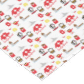 Zwitsers patroon van reisfiguren tafelkleed (Gekanteld)