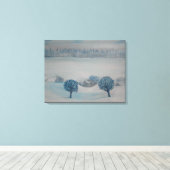 Zwitsers platteland Opus 1 Winter Canvas Afdruk (Insitu (Houten vloer))