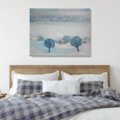 Zwitsers platteland Opus 1 Winter Canvas Afdruk (Insitu (Slaapkamer))