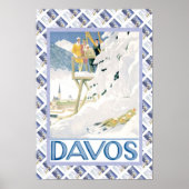  Zwitsers Poster Davos (Voorkant)