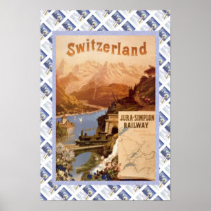 Zwitsers Poster Jura Simplon