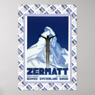Zwitsers Poster Zermatt
