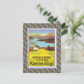 Zwitsers Raulway Poster, Dietschiberg, Luzern Briefkaart (Staand voorkant)