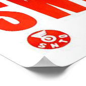 " Zwitsers reisbureau" Poster (Hoek)