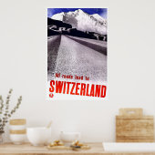 " Zwitsers reisbureau" Poster (Keuken)