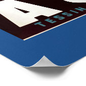  Zwitsers reisposter Poster (Hoek)