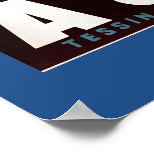 Zwitsers reisposter Poster (Hoek)