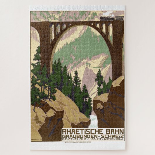  Zwitsers reistoerisme Legpuzzel (Verticaal)