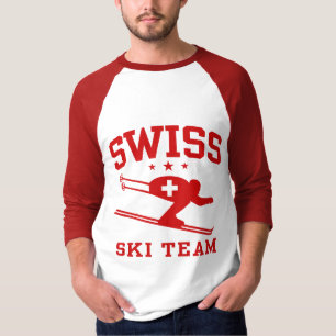 Zwitsers skiteam t-shirt