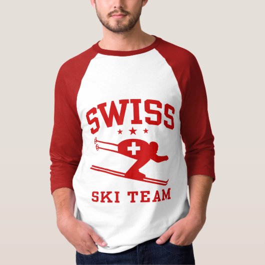 Zwitsers skiteam t-shirt (Voorkant)