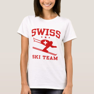 Zwitsers skiteam t-shirt