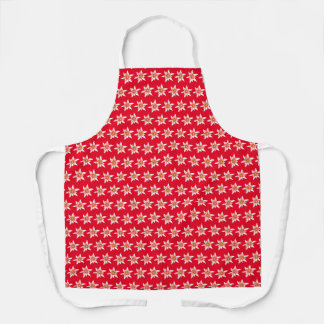 Zwitsers symbool Edelweiss bloempatroon Schort
