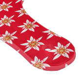 Zwitsers symbool Edelweiss bloempatroon Snijplank (Hoek)