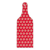 Zwitsers symbool Edelweiss bloempatroon Snijplank (Voorkant)