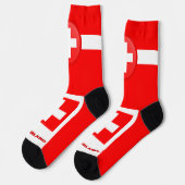 Zwitsers vlagpatriottisch gebied, Duurzame Zwitser Sokken (Links)