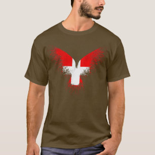 Zwitserse adelvlag t-shirt
