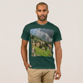 Zwitserse Afbeeldingen - Wengen van Mannlichen T-shirt (Voorkant volledig)