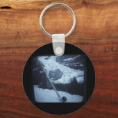 Zwitserse Alforn Blower Magic Lantern Slide Sleutelhanger (Voorkant)