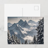 Zwitserse Alpen (1) Briefkaart (Voorkant / Achterkant)