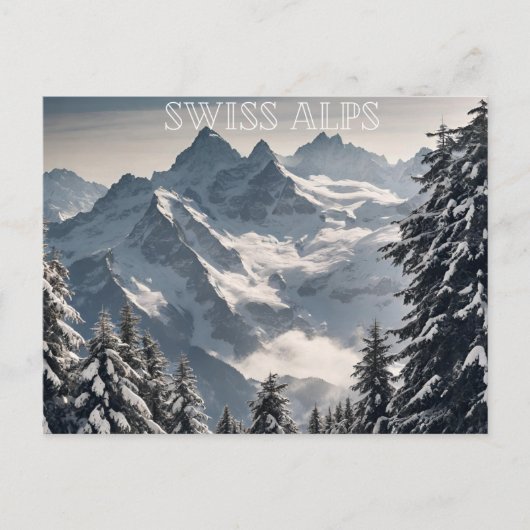 Zwitserse Alpen (1) Briefkaart (Voorkant)