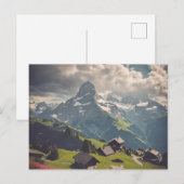 Zwitserse Alpen (2) Briefkaart (Voorkant / Achterkant)