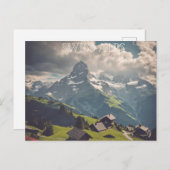 Zwitserse Alpen (3) Briefkaart (Voorkant / Achterkant)