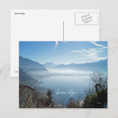 Zwitserse Alpen Briefkaart (Voorkant / Achterkant)