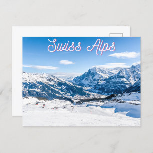 Zwitserse Alpen Briefkaart