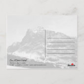 Zwitserse Alpen Briefkaart (Achterkant)