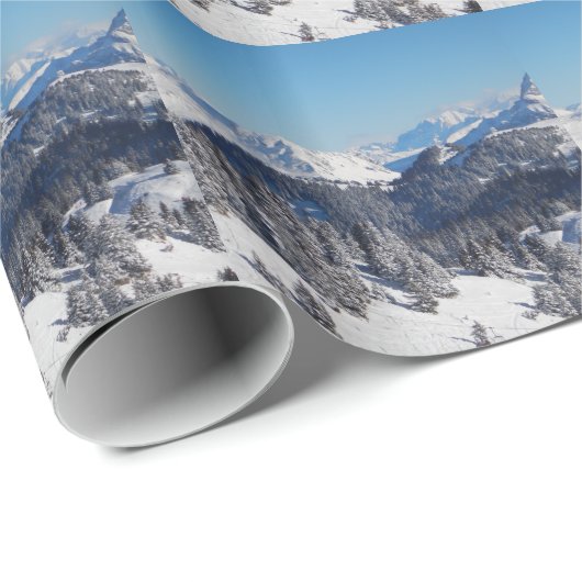 Zwitserse Alpen Cadeaupapier (Rol Hoek)