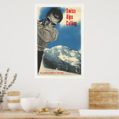 Zwitserse Alpen Calling,  Ski Poster (Keuken)