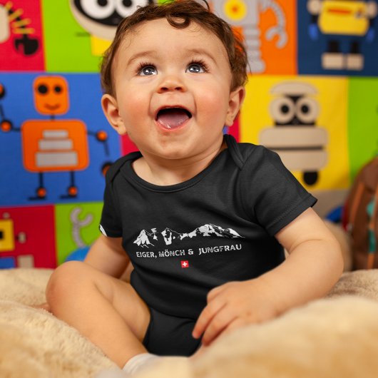 Zwitserse Alpen | Eiger Mönch & Jungfrau | Baby Bo Romper