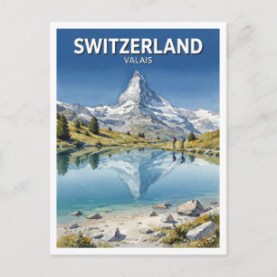 Zwitserse Alpen, Five Lakes Trail Zermatt Zwitserl Briefkaart