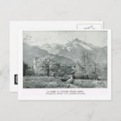 Zwitserse Alpen, Glenisch Feestdagenkaart (Voorkant / Achterkant)