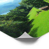 Zwitserse alpen in de zomer poster (Hoek)