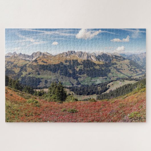 Zwitserse Alpen Legpuzzel (Horizontaal)