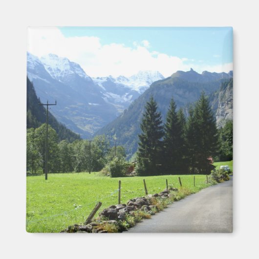Zwitserse Alpen Magneet (Voorkant)