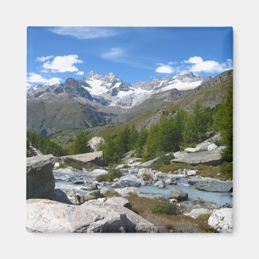 Zwitserse Alpen Magneet (Voorkant)