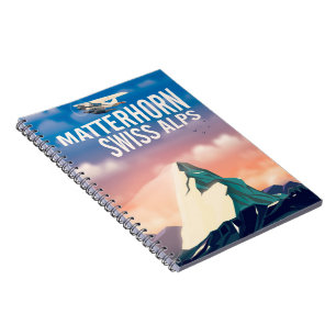 Zwitserse Alpen Matterhorn reisposter Notitieboek