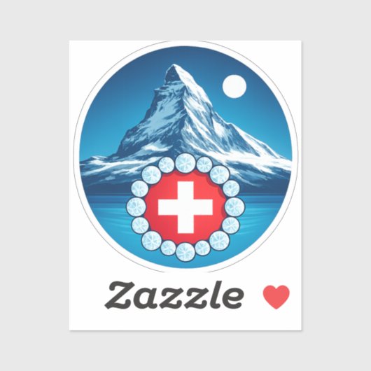 Zwitserse Alpen - Matterhorn Sticker (Vel)