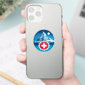 Zwitserse Alpen - Matterhorn Sticker (Telefoon)