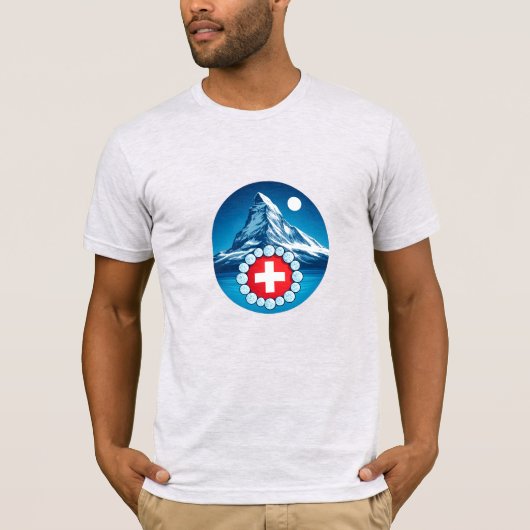Zwitserse Alpen - Matterhorn T-shirt (Voorkant)
