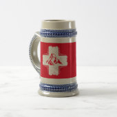 Zwitserse Alpen Matterhorn - Zwitserland Bierpul (Voorkant links)