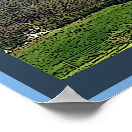 Zwitserse Alpen reizen Poster (Hoek)