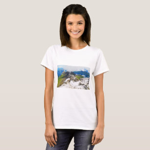 Zwitserse alpen t-shirt